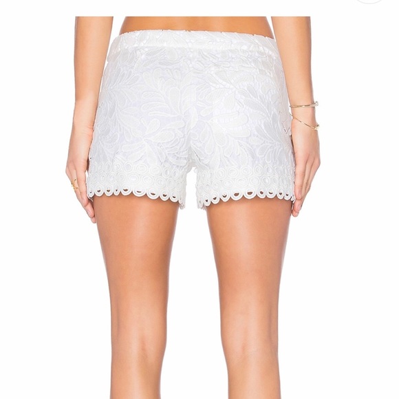 PARKER Designer Lace Shorts Dressy Lace Size 4 - Picture 4 of 16